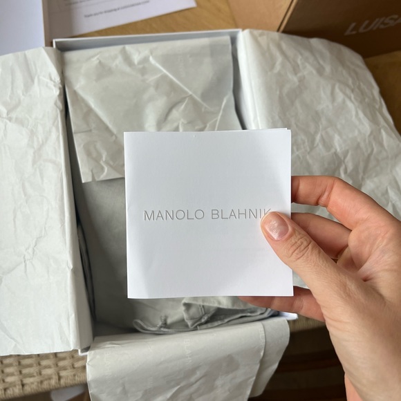 Manolo Blahnik Hangisi 70 purple, new - Picture 7 of 11